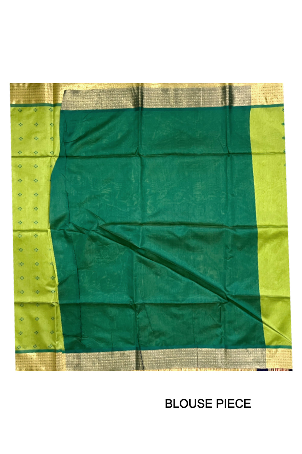 Southloom Semi Tussar Green Saree with Butta works on Body and Tassels on Pallu