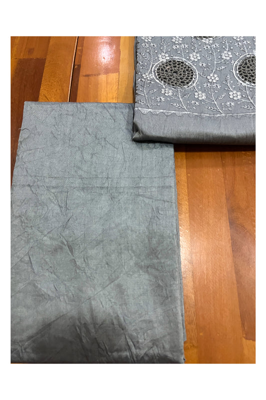Southloom™ Cotton Churidar Salwar Suit Material in Grey Hacoba Works