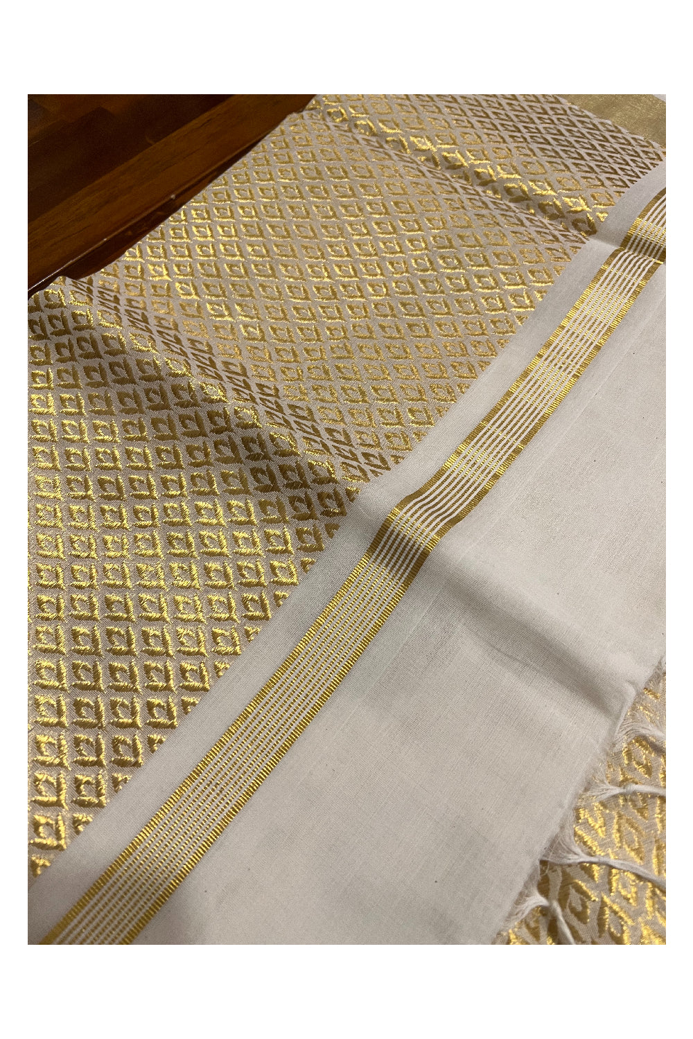 Southloom Onam 2022 Premium Handloom Saree with Rich Woven Pallu and Motifs Across Body