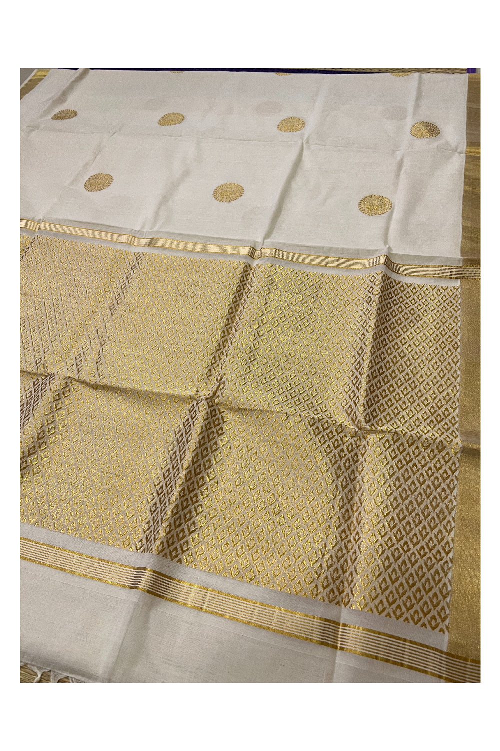 Southloom Premium Handloom Saree with Rich Woven Pallu and Motifs Across Body