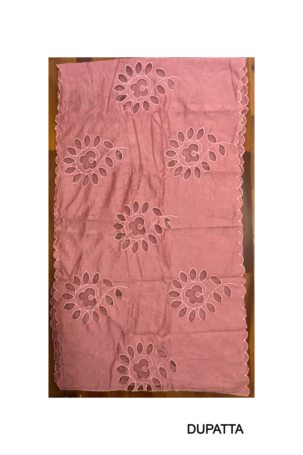 Southloom™ Cotton Churidar Salwar Suit Material in Mauve Hacoba Works