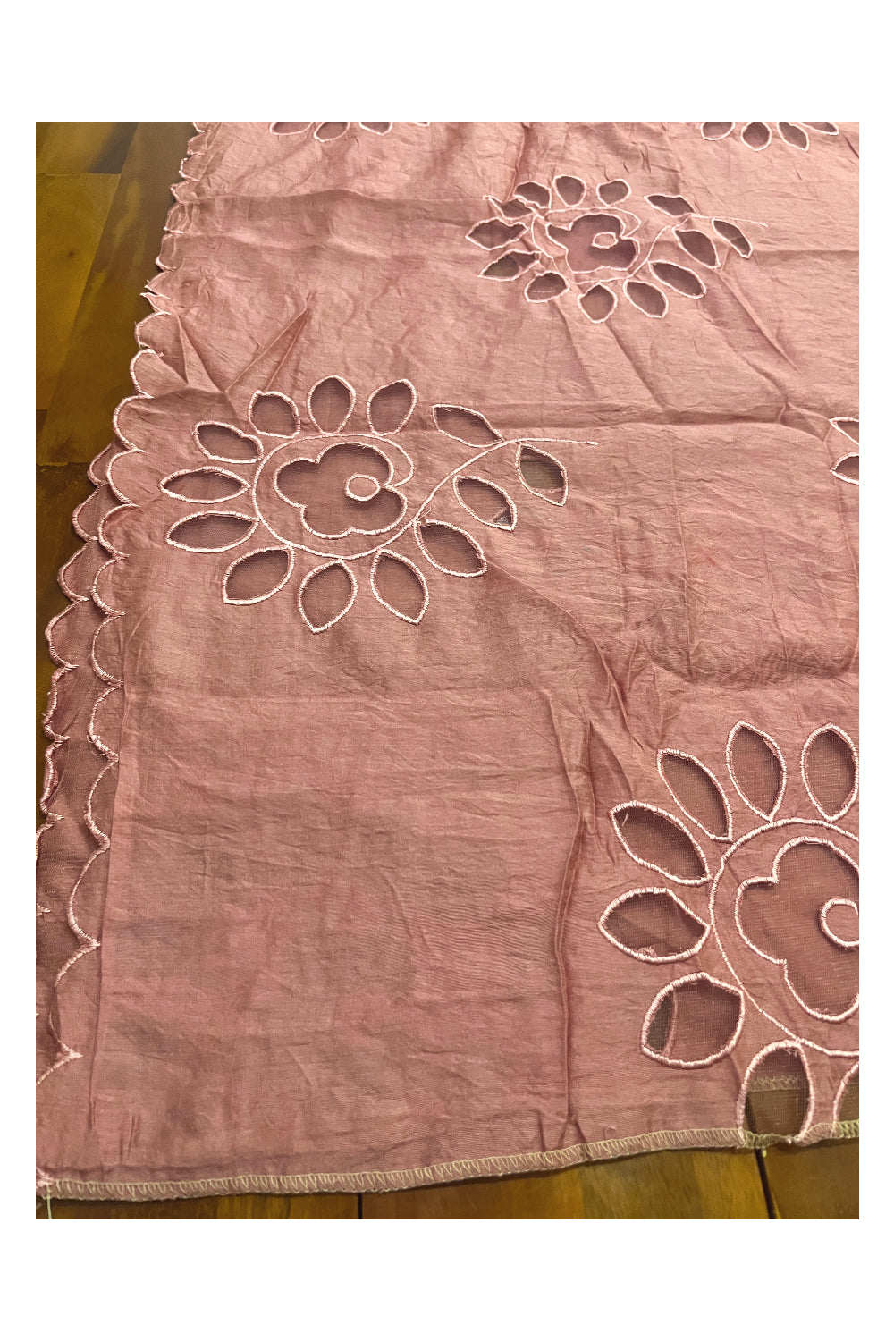 Southloom™ Cotton Churidar Salwar Suit Material in Mauve Hacoba Works