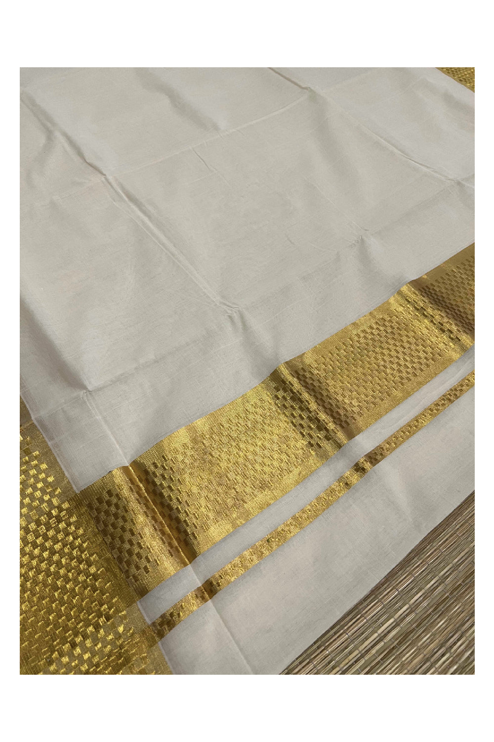 Southloom Premium Handloom Pure Cotton 5 inch Paa Neythu Saree