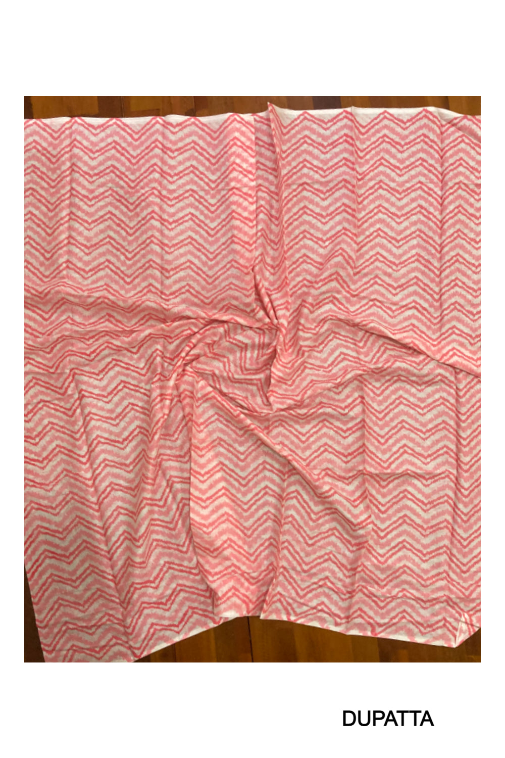 Southloom™ Cotton Churidar Salwar Suit Material in Pink Printed Design