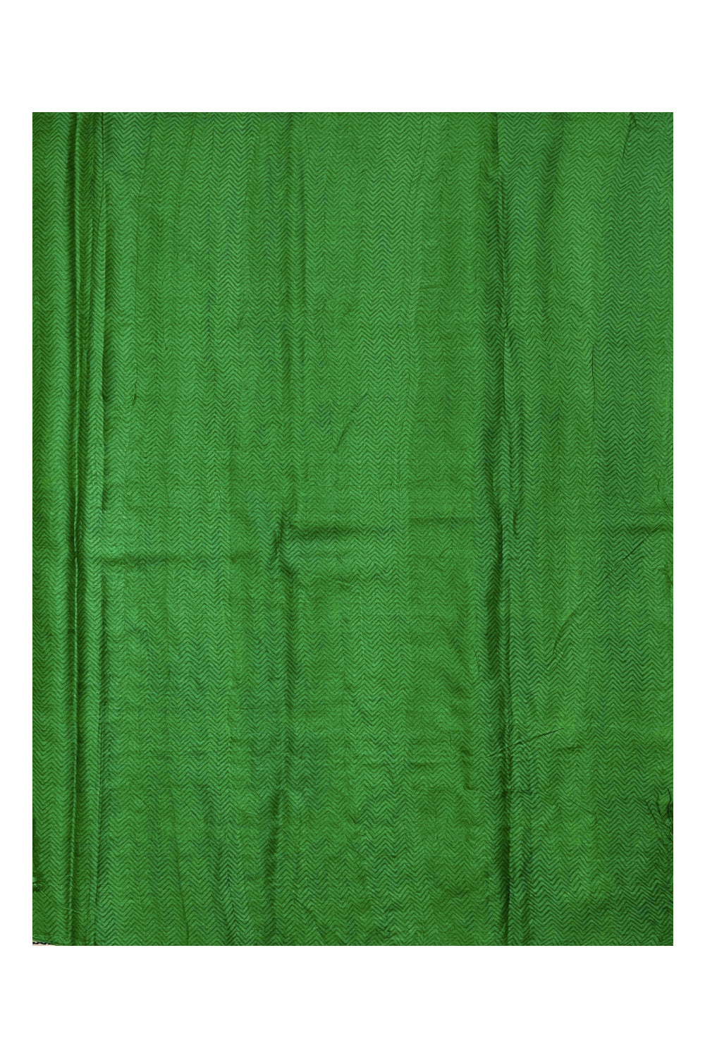 Southloom Handloom Pure Tussar Green Printed Designer Saree